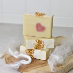 Mydło jedwabne - Kostka Mydła - ręcznie robione kosmetyki naturalne